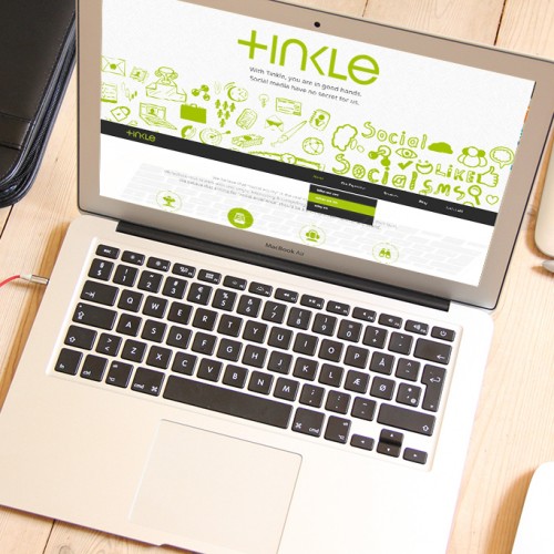 Tinkle Website Design