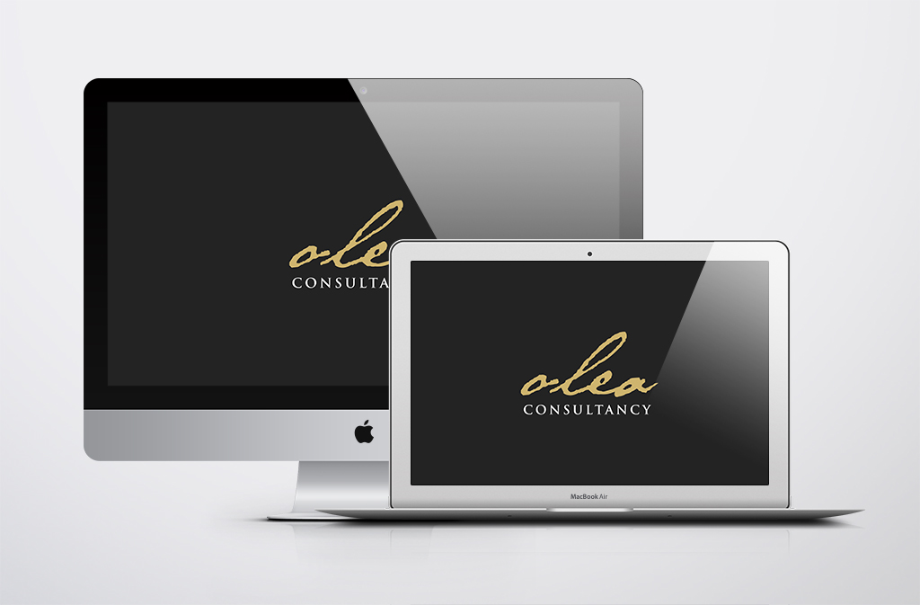 olea consultancy logo and website design