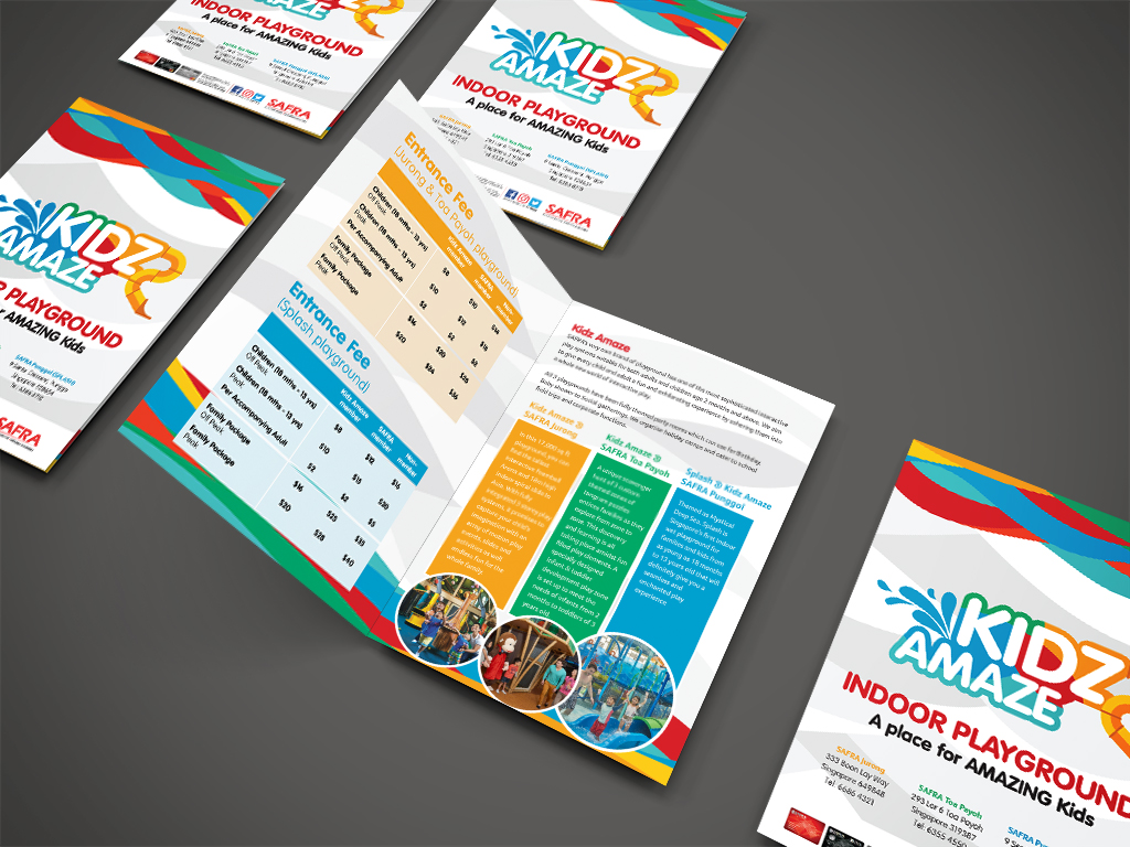 A5 brochure design mock up for Kizamaze.