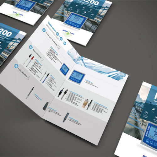 Company brochure design for Mettler Toledo
