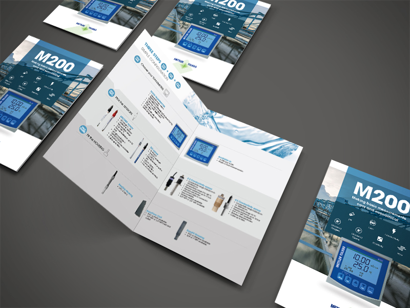 Company brochure design for Mettler Toledo