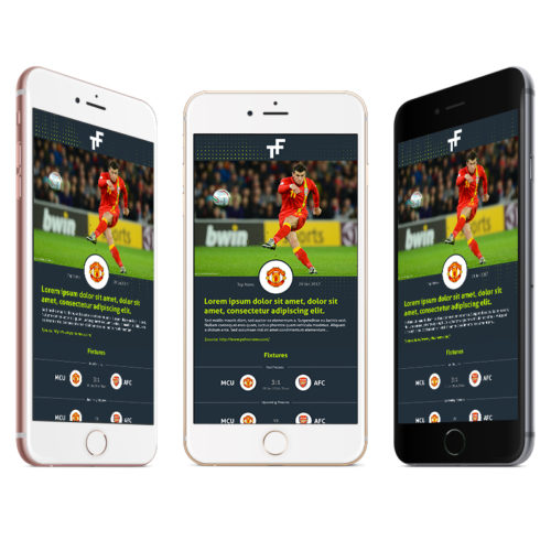 Total Football Application Design