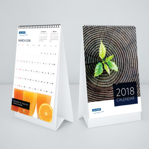 Chr Hansen 2018 Desk Calendar Design
