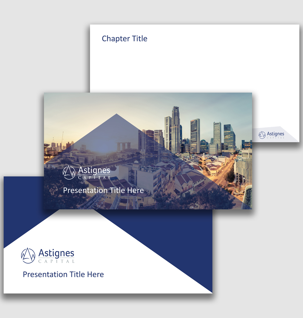 Astignes Logo Name Card and Powerpoint Template Design