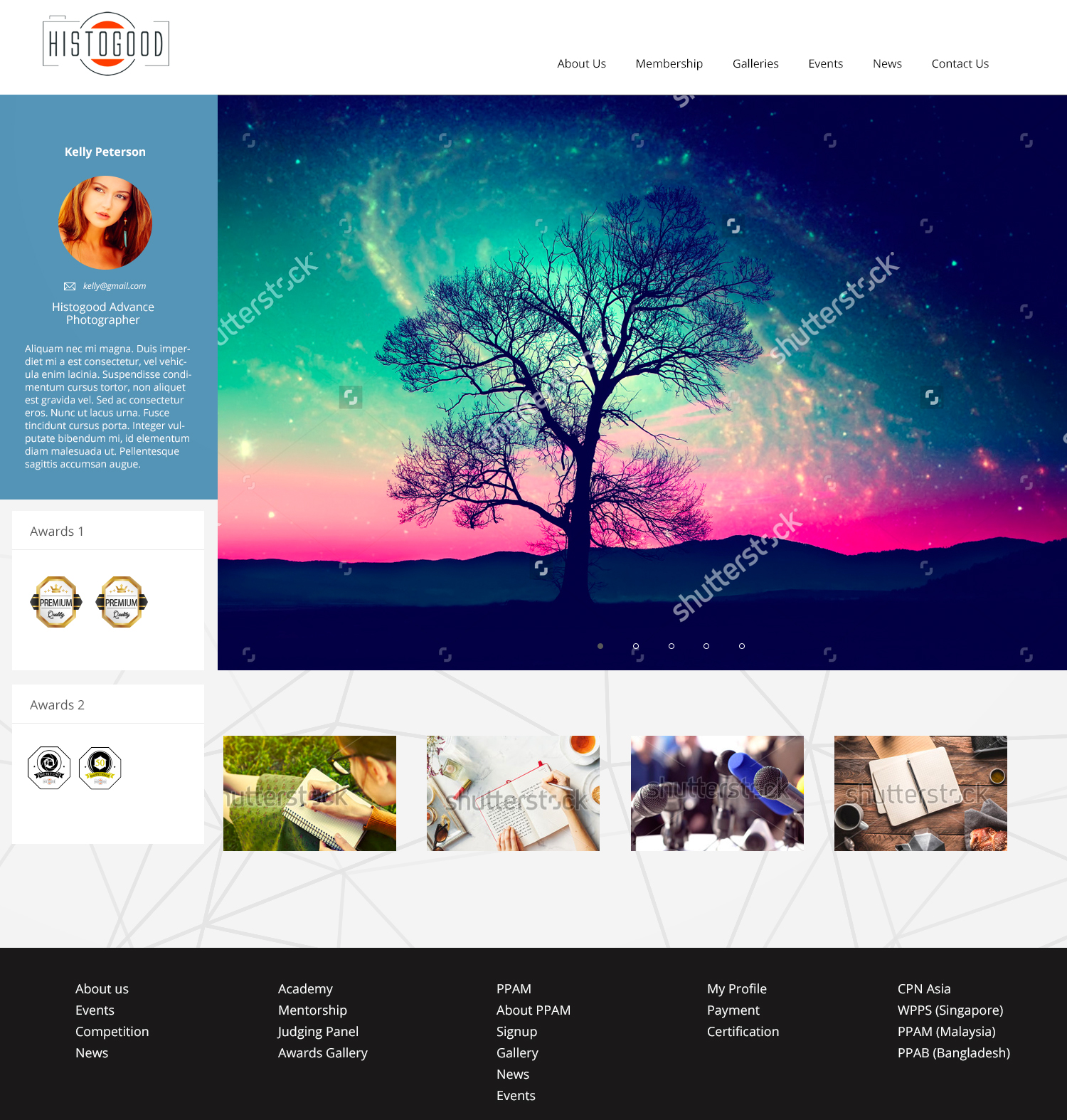 Histogood Photography Interface Design