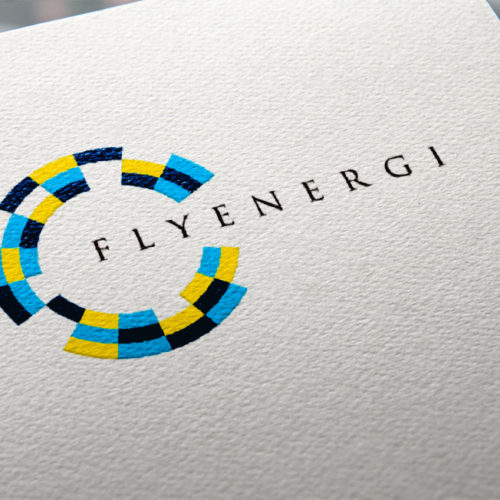 Flyenergi Logo Name Card and Letterhead Design