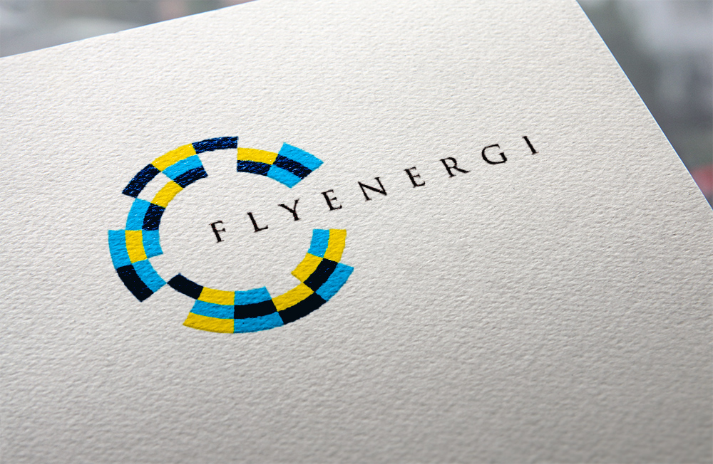 Flyenergi Logo Name Card and Letterhead Design