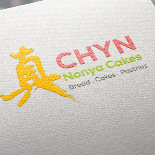 Chyn Nonya Cakes Logo and Name Card Design