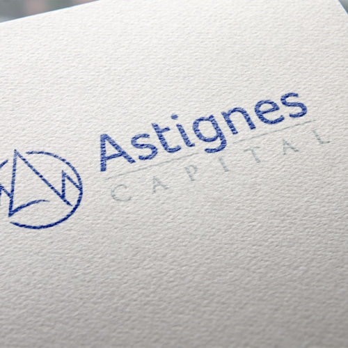 Astignes Logo, Name Card and Powerpoint Template Design