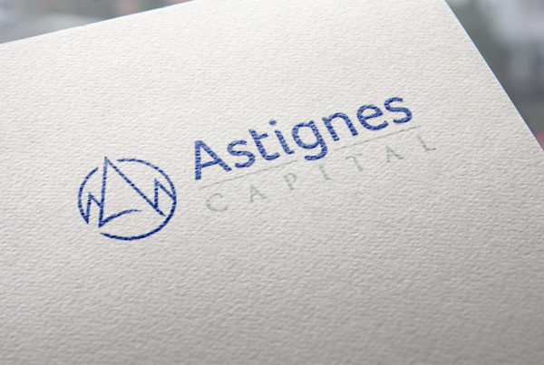 Astignes Logo, Name Card and Powerpoint Template Design