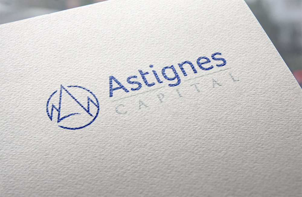Astignes Logo, Name Card and Powerpoint Template Design