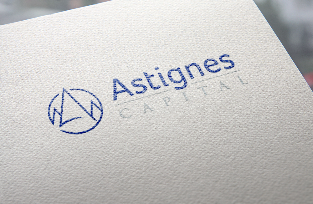 Astignes Logo Name Card and Powerpoint Template Design