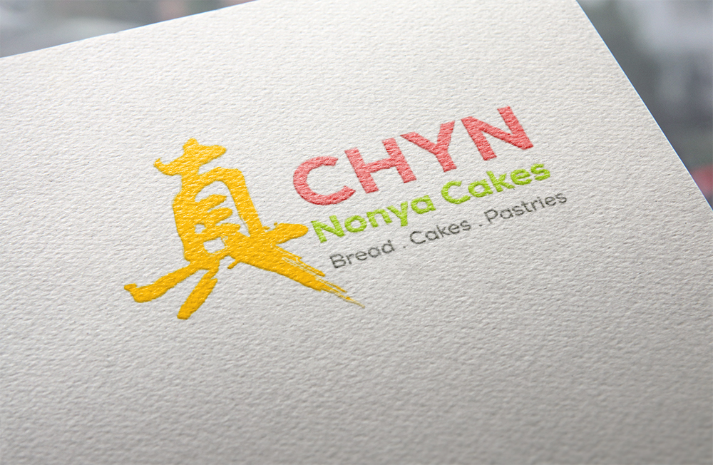 Chyn Nonya Cakes Logo and Name Card Design