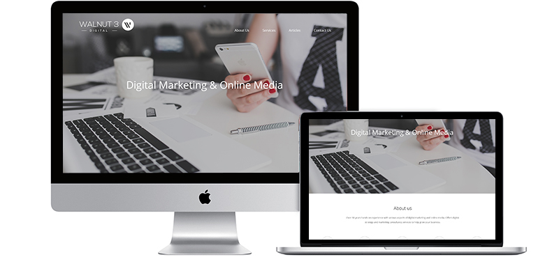 Walnut 3 Digital Logo and Website Design