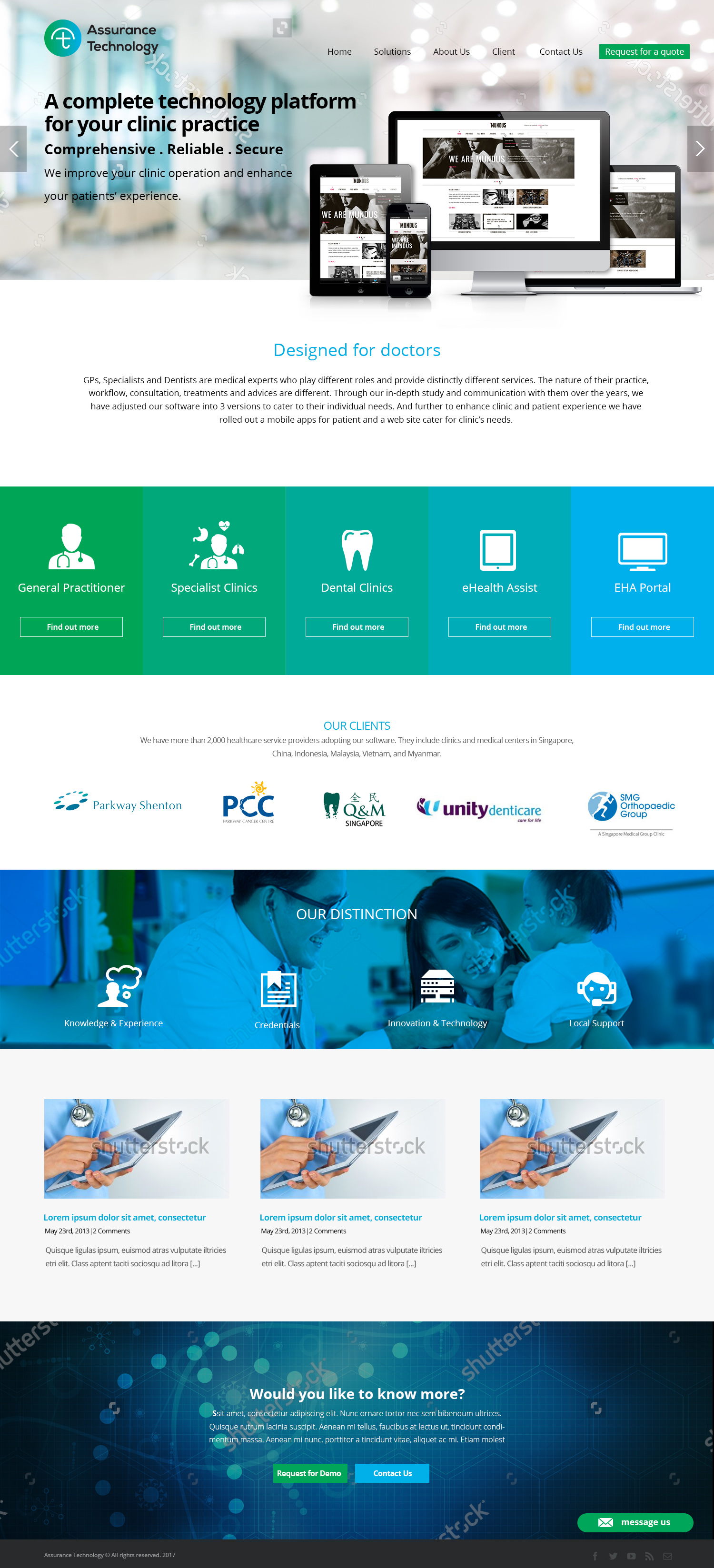 Assurance Technology Web Design