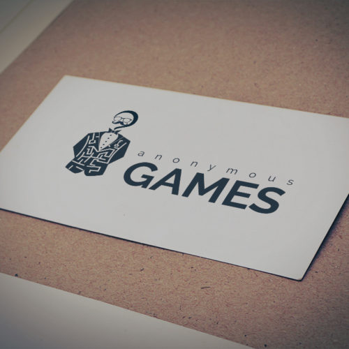 anonymous game logo design