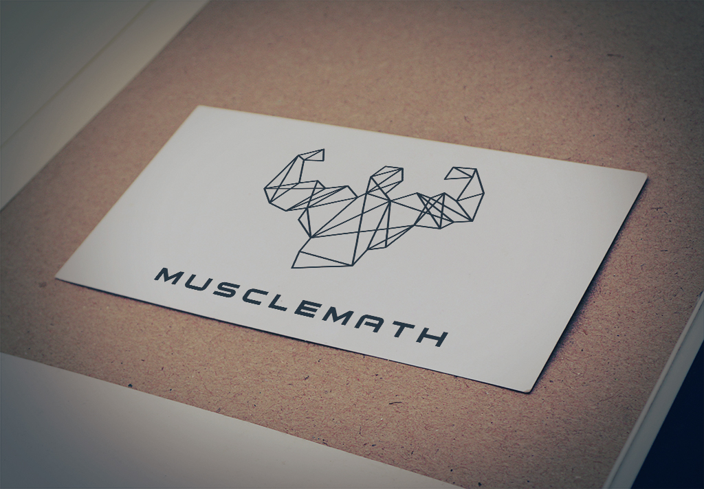 logo design MuscleMath