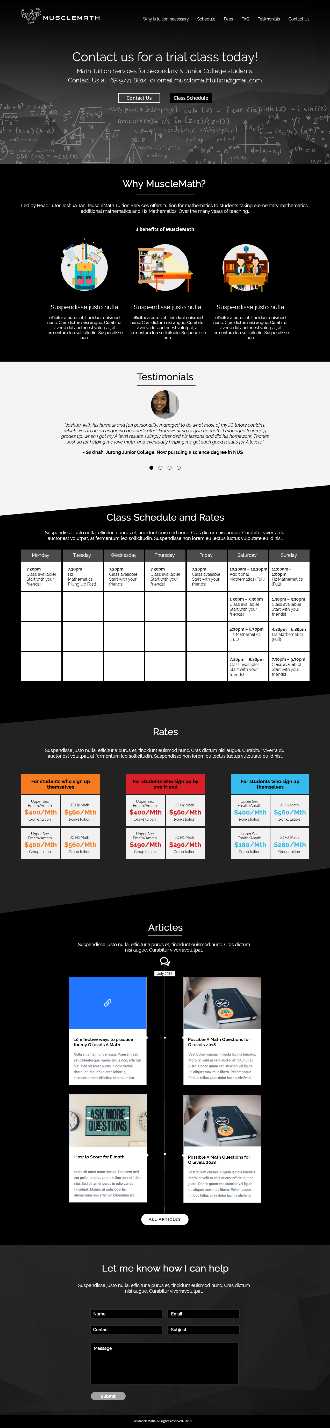 website esign musclemath