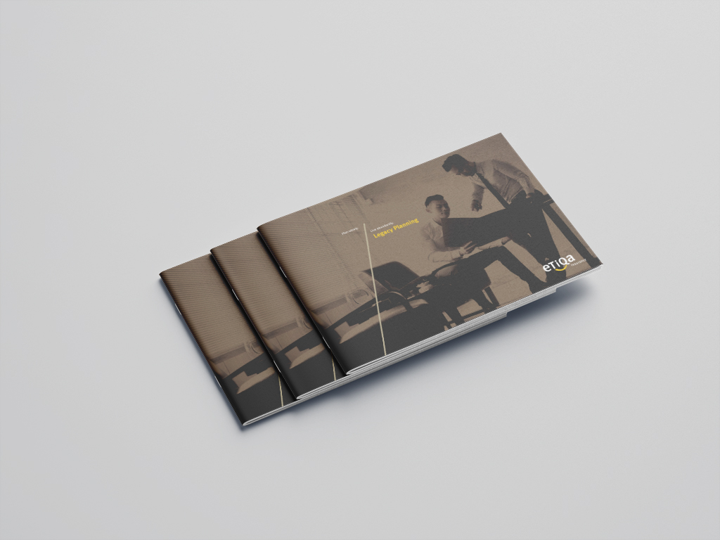 Cover Page design for Etiqa