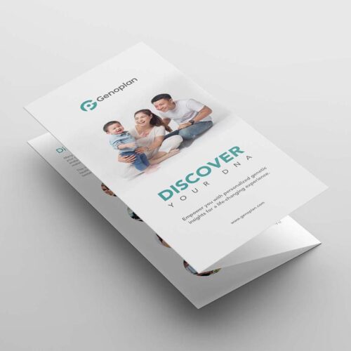 Trifold brochure design for geoplan singapore freelance designer