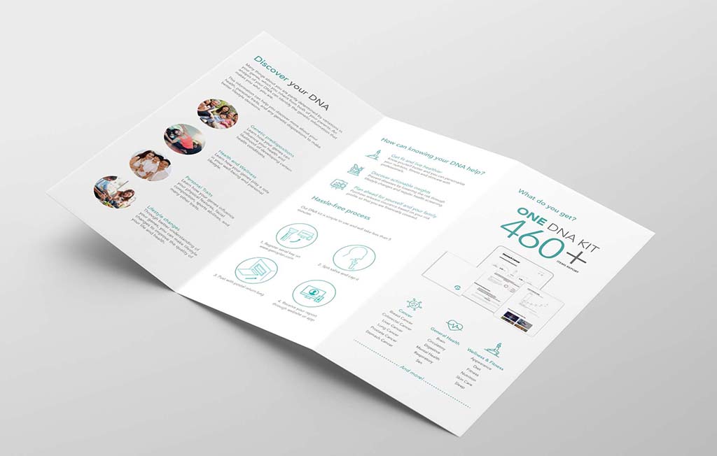 Trifold brochure design for geoplan singapore freelance designer
