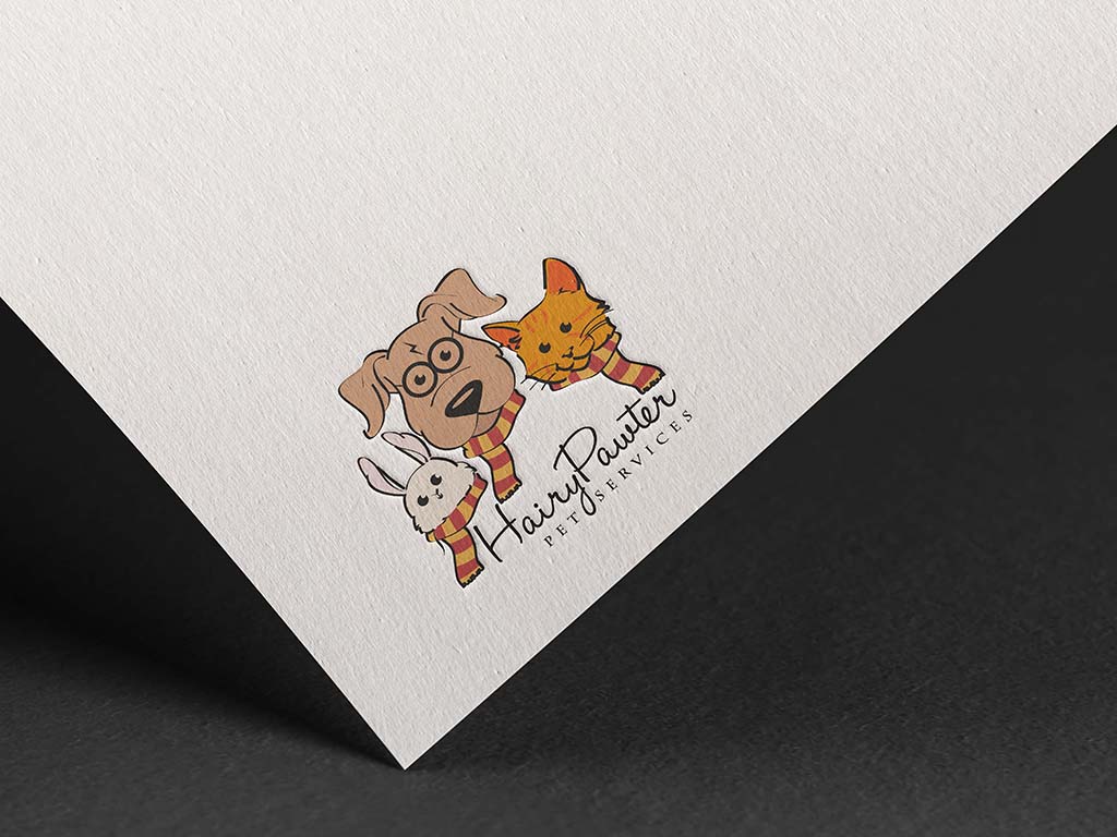 Logo design for pet grooming singapore freelance designer