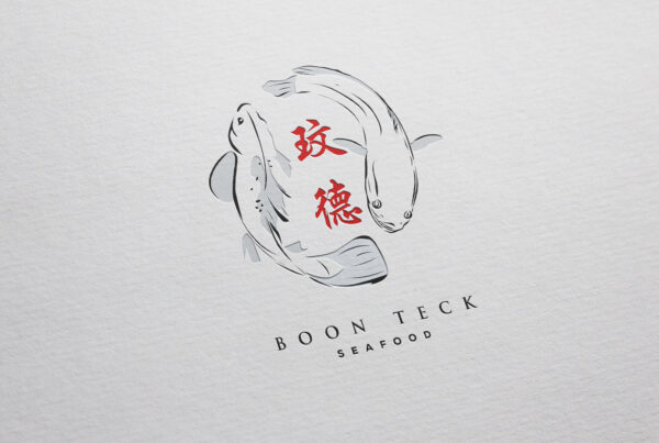 A logo design for boon teck seafood.