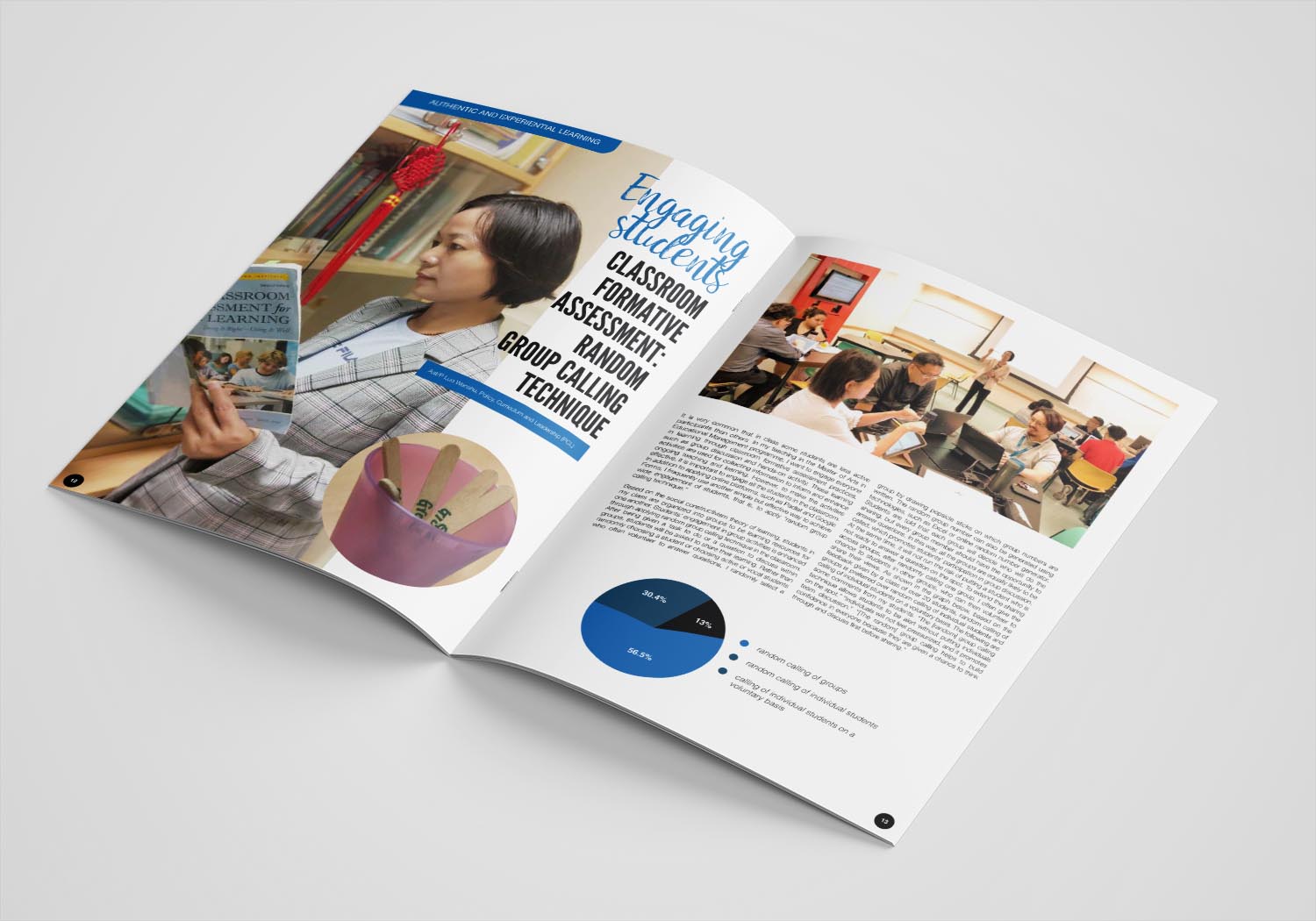 2020 Learning NIE magazine layout design