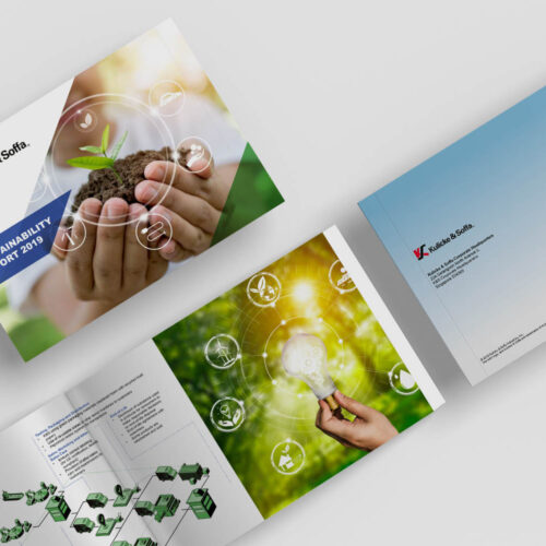 KNS sustainability report Design