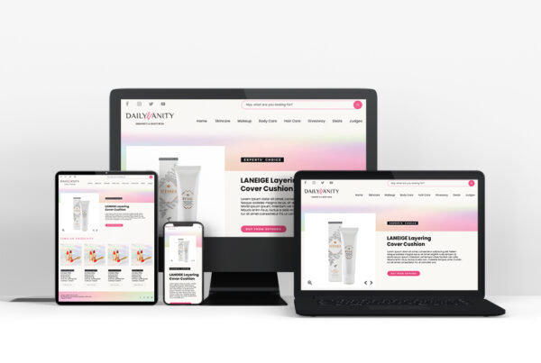 Website and Logo Design for Daily Vanity Awards