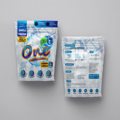 ONE laundry packaging design