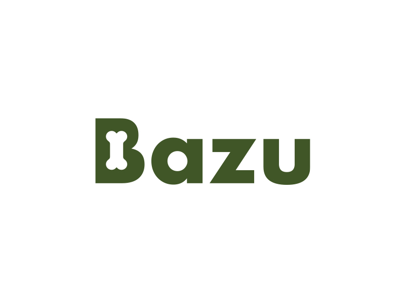 Bazu logo design mock proposal 2