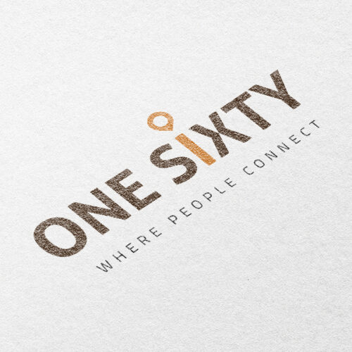 Logo design for one sixty