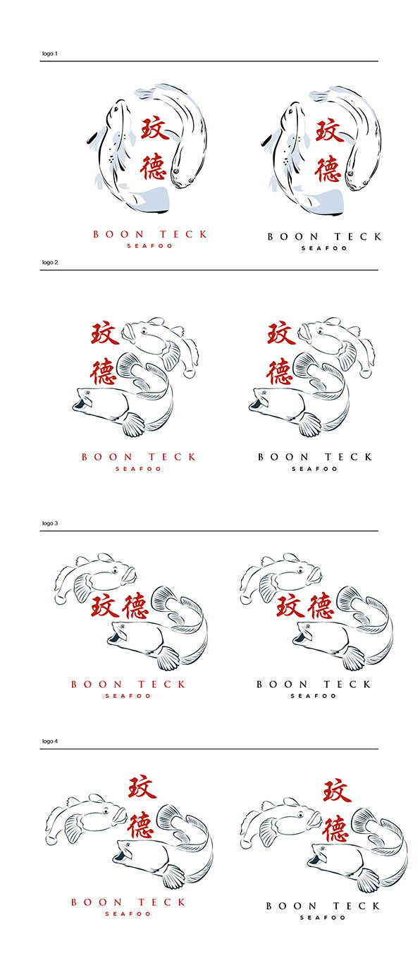 Logo design variation for choosen concept.