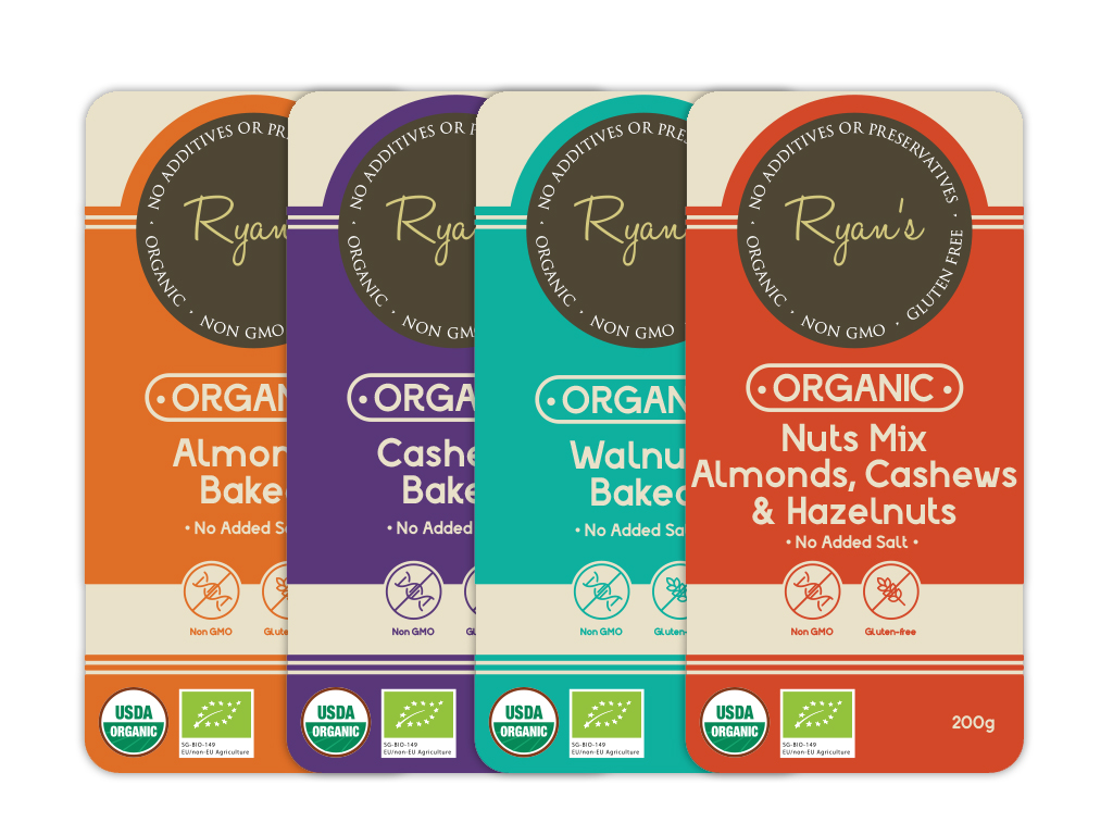 Label Design set for Ryans Grocer