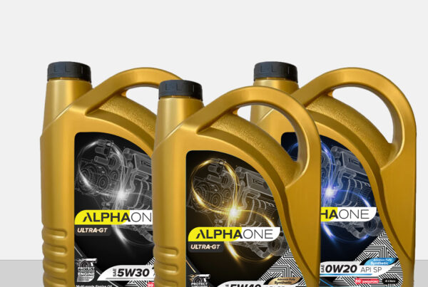 alpha bottle label design mock up for 3 bottles