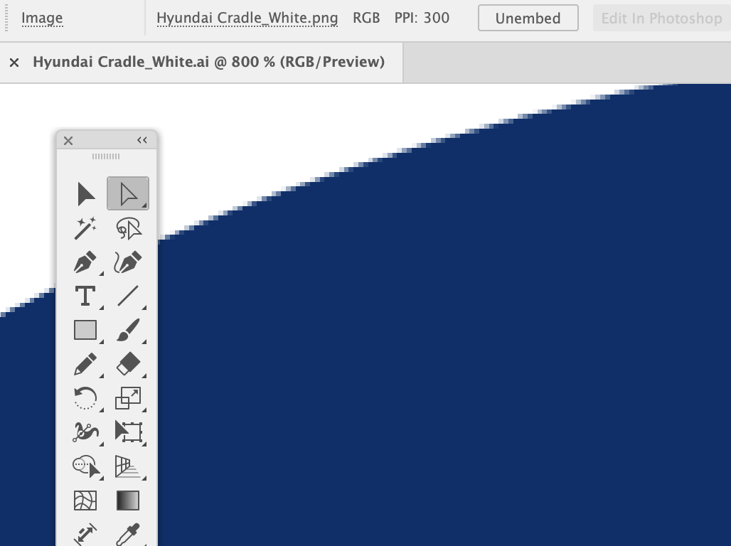 this is not a vector file