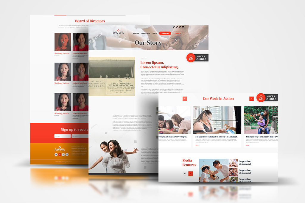 Community Support Website Design for AWWA Site Revamp