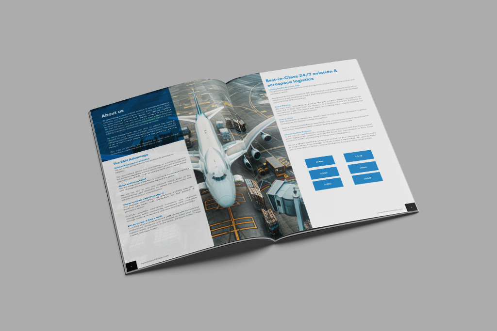 B&H services brochure design