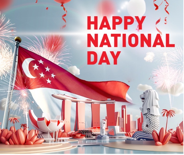 The image looked convincing, but the Singapore flag was incorrect.